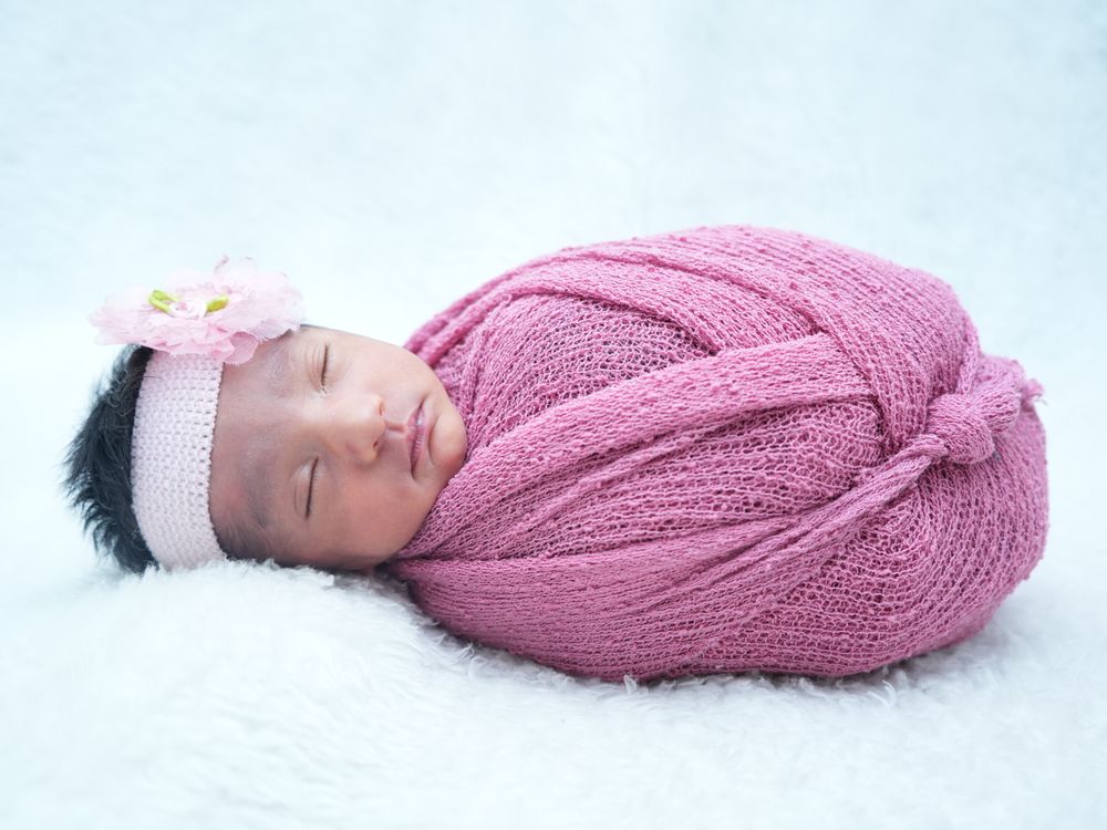 Wrapped and sleeping