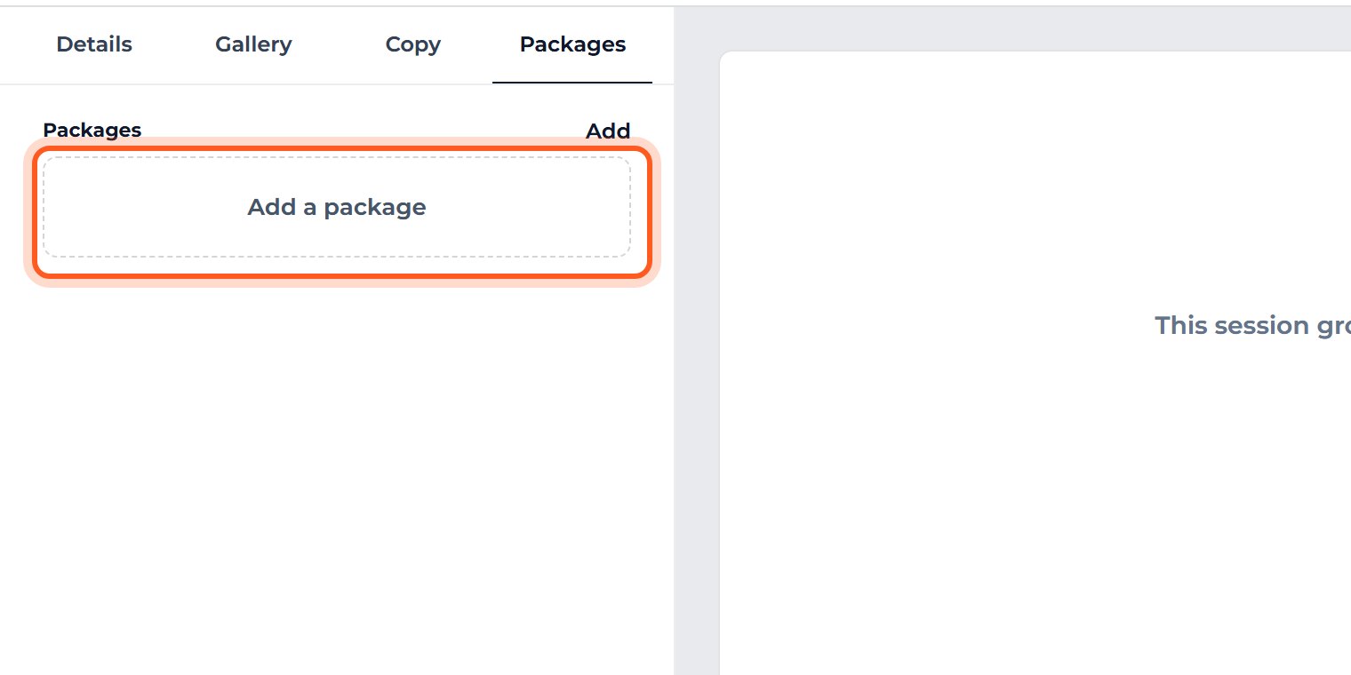 Press the Packages tab, then press Add a package.