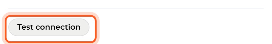 Press Test connection. A message that starts with Authenticated means PayPal accepted your keys.