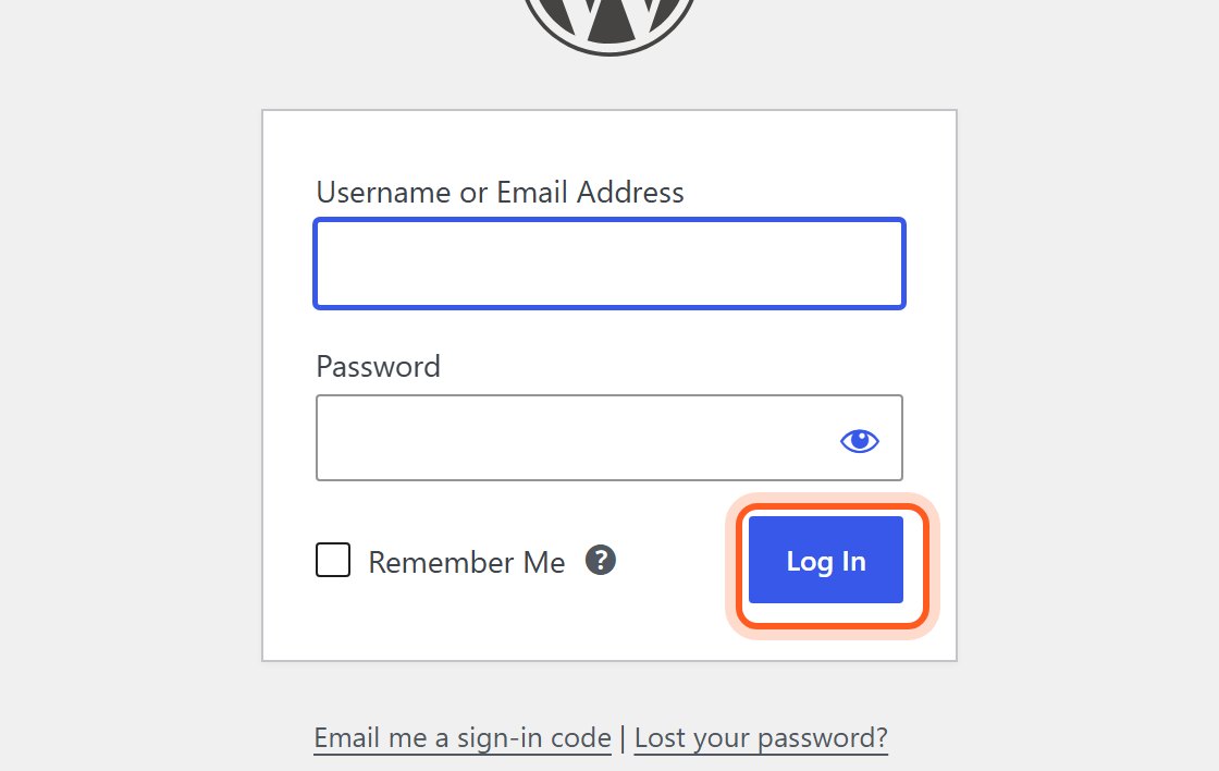 Go to /account/ on your website and sign in.