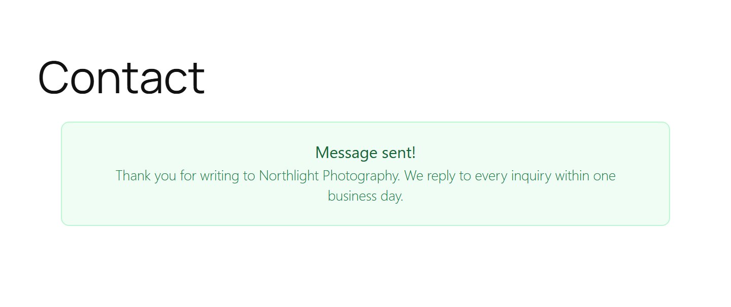The page shows the thank-you message you wrote.
