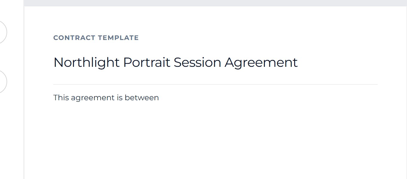 Click on the page and type the first words of your agreement.
