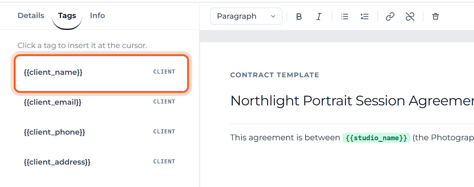 Press {{client_name}} in the same way.