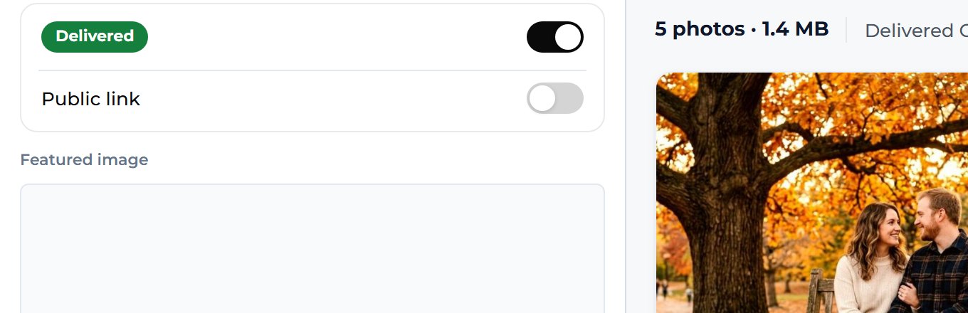 The top left now says Delivered.