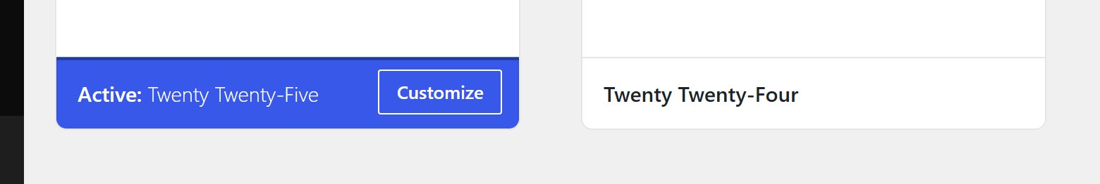 Look at the theme marked Active. It draws your menu, fonts and colors.