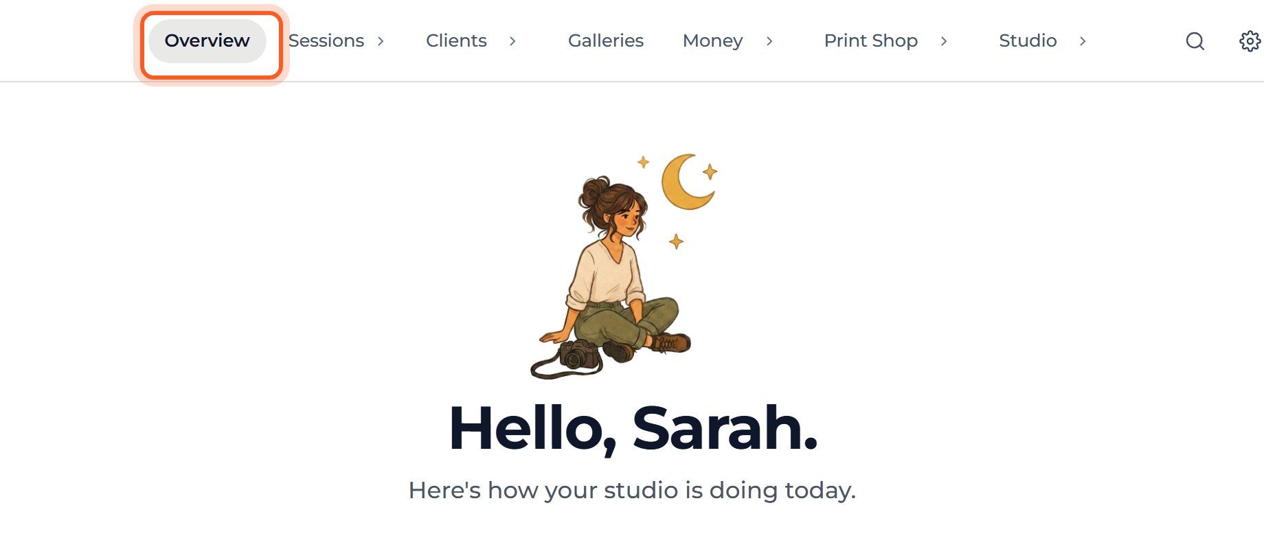 Sign in to your website. Mankai opens on Overview.