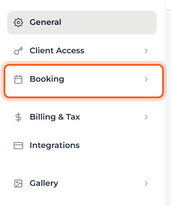 Press Booking.