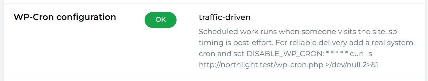 Scheduled jobs