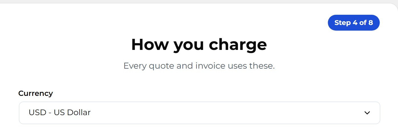 Check Currency. Northlight charges in US dollars, so USD - US Dollar stays.