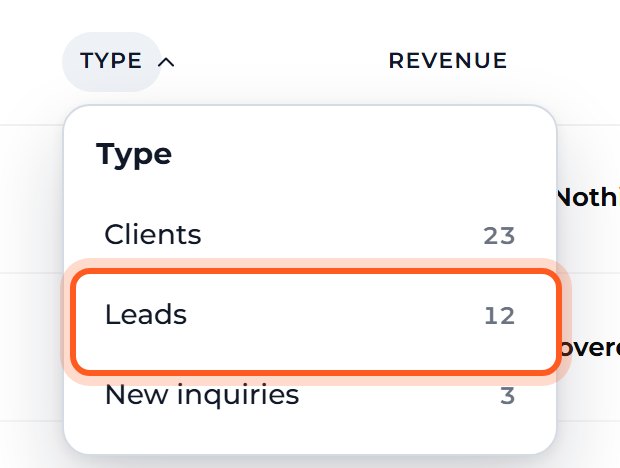 Choose Leads.