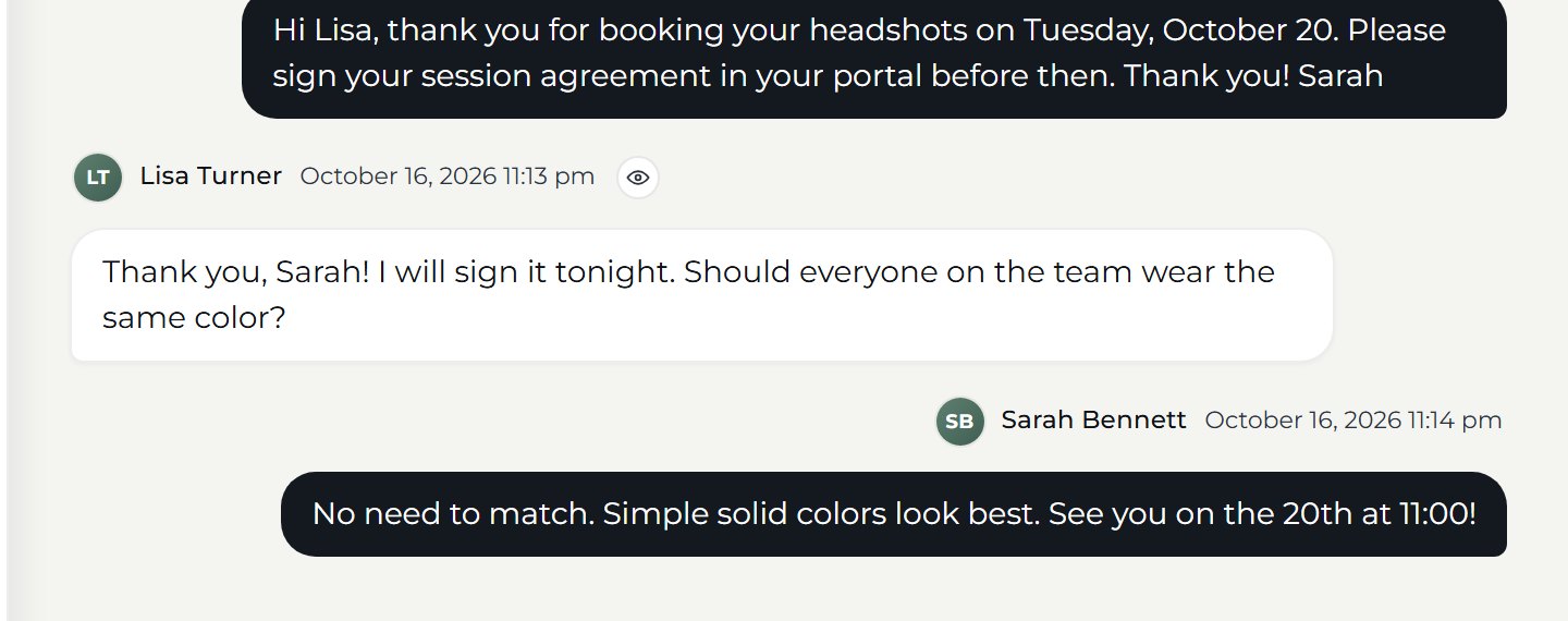Your answer joins the conversation, and it moves back to Waiting on Client.