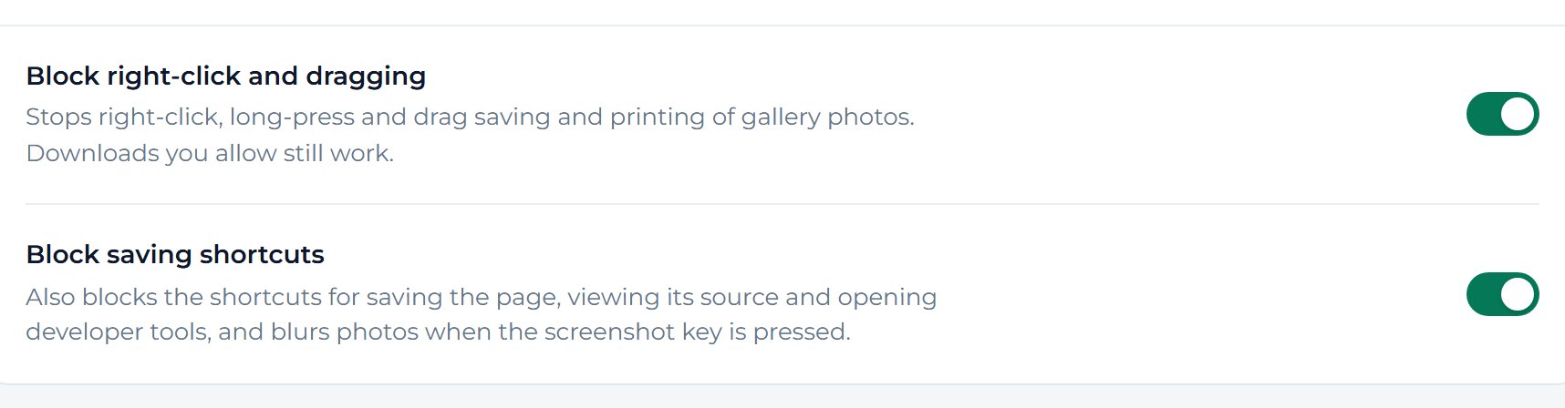 Check that Block right-click and dragging and Block saving shortcuts are on.